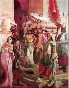 Raja Ravi Varma Victory of Meghanada china oil painting artist